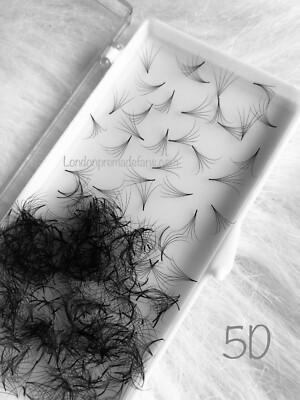Vorgefertigte Volumenfächer Wimpern 3D 4D 5D 100% Handarbeit super spitz (Promade Fans)