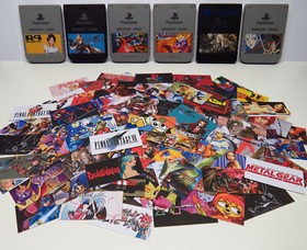 Custom PlayStation 1 (PS1) Memory Card Stickers - Catalog #1 - 250 Designs!