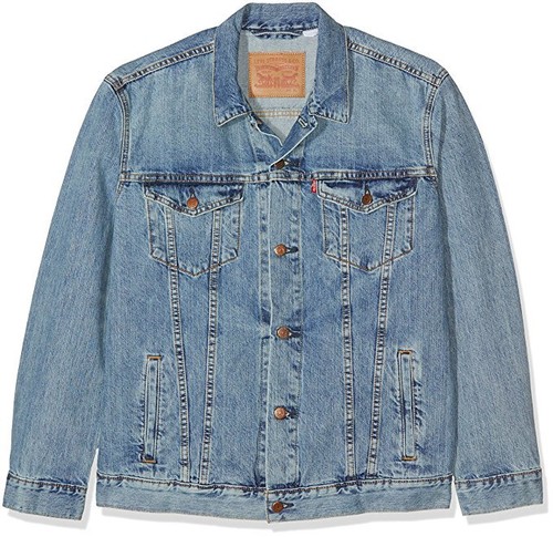 Levi's jeans Uomo Gelido Lavato Camionista Giacca di Jeans Sherpa Grigio  spedisci in tutto il mondo | eBay