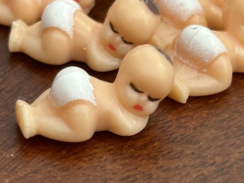 Vintage Baby Boy Cupcake Bakery Topping Baby Shower Gift Decorations Keepsake - Picture 3 of 9