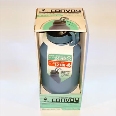 MANNA Convoy Hot & Cold Stainless Steel Vacuum Insulated Jug Bottle Thermos 64oz