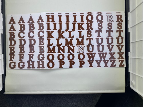 Creative Memories BOLD Large 1” ABC Alphabet All Caps Color Stickers YOU PICK - Picture 40 of 47