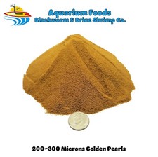 Golden Pearls 200-300 microns Fry, Coral, Reef Tanks, Baby Food, Betta, Discus