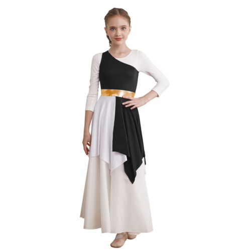 Niños Niñas Vestido Elegante Maxi Junior Ropa de Baile Boda Soltero Elogio Niños - Imagen 54 de 105