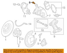 GM OEM 16-24 Bolt EUV Brake Components-Caliper Mount Bolt 13590528