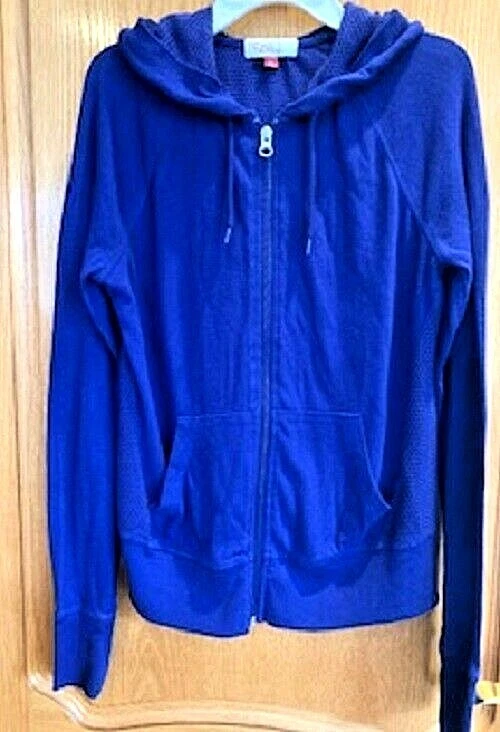 Cobalt blue zip up hoodie new arrivals
