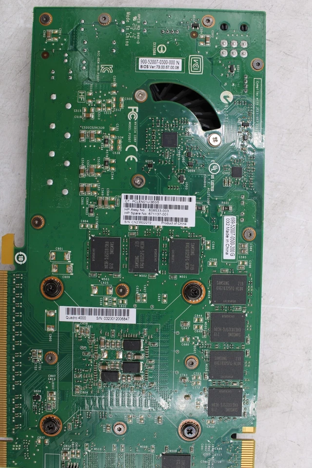 HP Nvidia Quadro 4000 2GB PCIe GDDR5 Graphics Card 671137-001 - Image 4 of 4