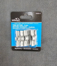Wright Products 1-3/4 in. Storm/Screen Door Full Turn Buttons (8-Pack) V20A-8