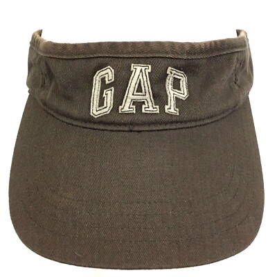 GAP Sun Visor Spell Out Script Logo Golf Beach Vacation Outdoors Dad Cap Hat S/M