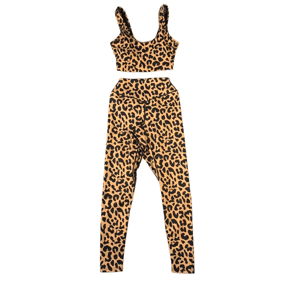 Balance Athletica Activewear Set Leopard Leggings Bra Women XS eBay