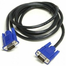 NEW VGA Male to Male 15pin Cord Connects Monitor to Computer Video 6ft Cable