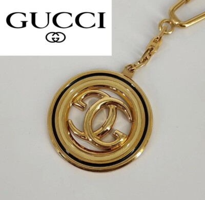 GUCCI Bag Charm Key ring gold rare No accessories (Screw GUCCI Bag Charm Key ring gold rare No accessories (Screw