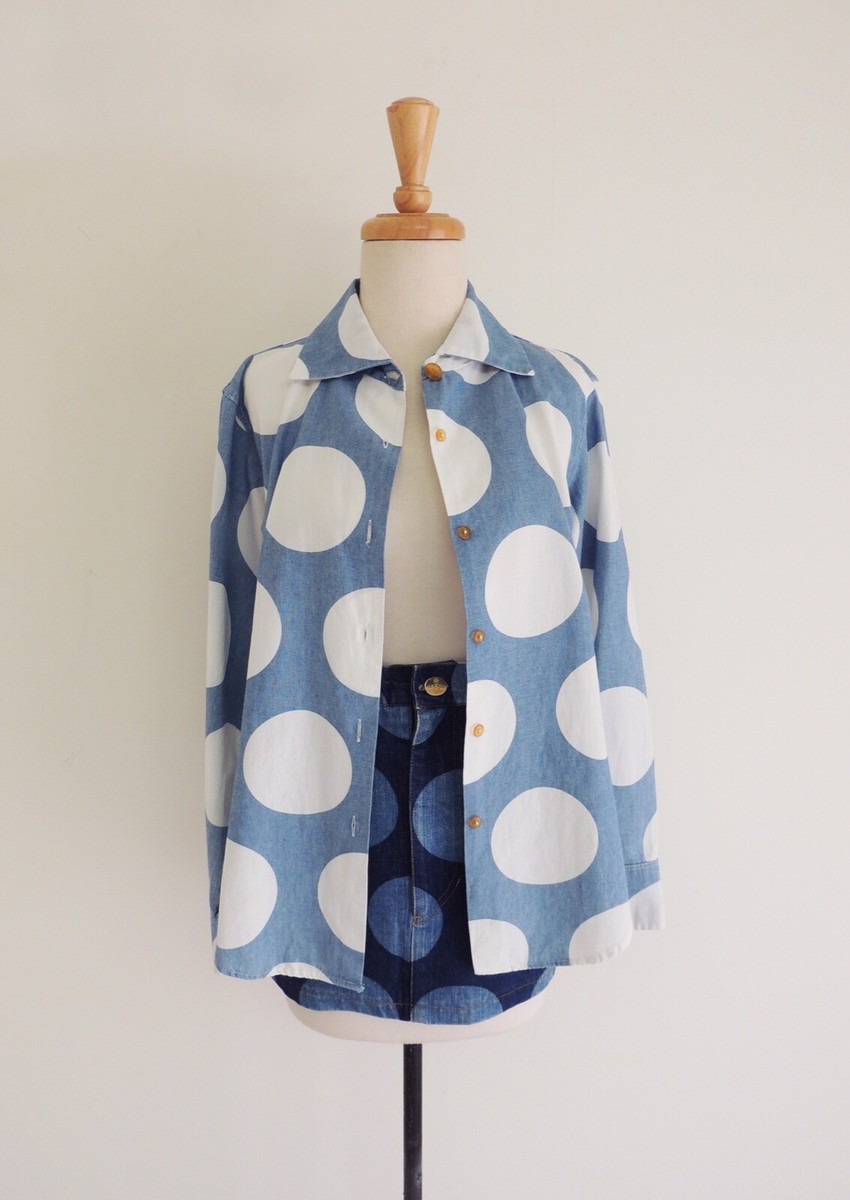Vivienne Westwood 1990 Polka dots dungaree Peter pan shirts