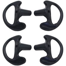 2Packs Replacement Silicone Gel Earplug Earbuds for Two Way Radio Headset