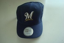 YOUTH---- BREWERS new era  STRAPBACK  DEADSTOCK HAT CAP VINTAGE N2