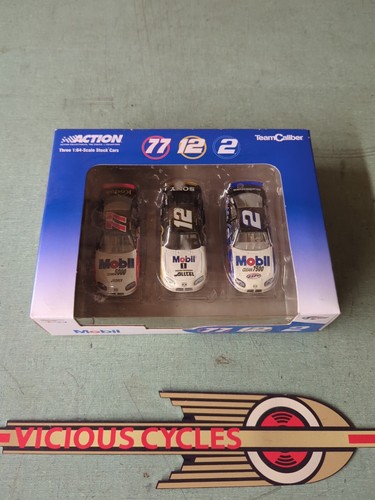 1:64 Team Caliber 1999 Ford #12 Mobil #77 # 2 , 3 Pack Unopened - Picture 2 of 4