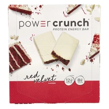 Power Crunch®, Protein Energy Bar, Red Velvet, 12 Bars, 1.4 oz (40 g) Each