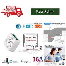 16A WiFi Smart Switch Module Tuya Alexa Google Home 2-Way Control