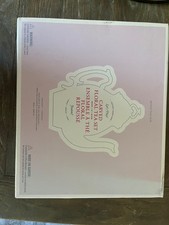 New In Box Pottery Barn Kids Carved Floral Tea Set