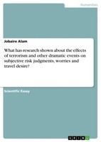 What Has Research Shown About The Effects Of Terrorism And Other Dramatic Events