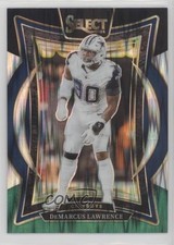 2024 Panini Select Concourse Black & Green Shock Prizm DeMarcus Lawrence 1nc4