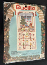 Lot of Cross Stitch Kits  Embroidery Hoops  Variety of Fabrics