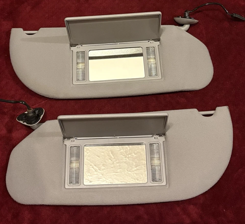 98-05 Lincoln Town Car gris parasol diestro/derecho conjunto de parasol OEM Foto 2 de 4