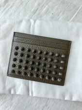 Christian Louboutin Kios Studded Leather Card Holder