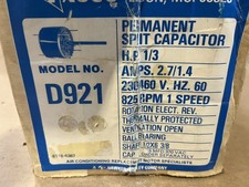 Fasco D921 Permanent Split Capacitor Motor 1/3 HP 825 RPM 230/460 Volts