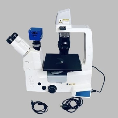 Zeiss Axio Vert A1 Inverted Metallurgical Microscope with Axiocam Camera