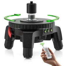 Electric Rotating Base for Laser Level – Remote Control, Dual-Speed 0.088°/s ...