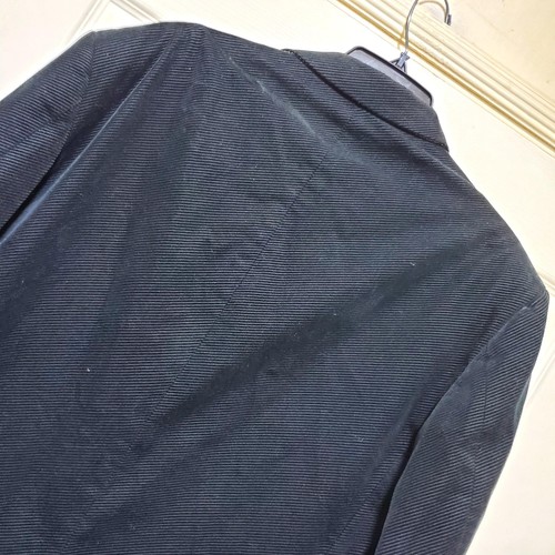 Banana Republic Blazer Mens 42L Black Corduroy Jacket Sport Coat Classic Turkey - Picture 10 of 19