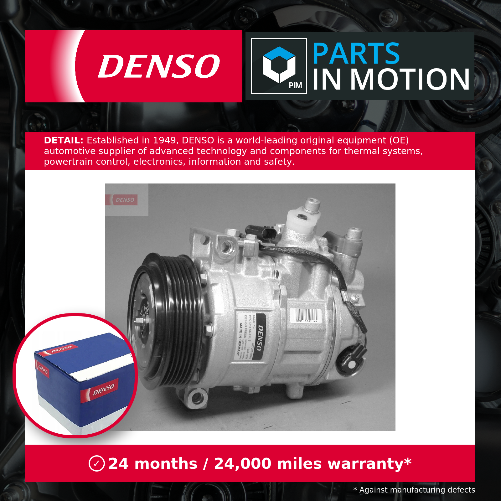 Denso Ac Compressor For Mercedes-benz Slk 2004-2011 3.5 5.4 3.0 DCP17046 - Image 3