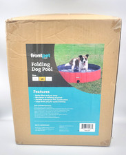 Frontpet Folding Dog Pool - Collapsible Pet Pool, Bathing Tub Size Large