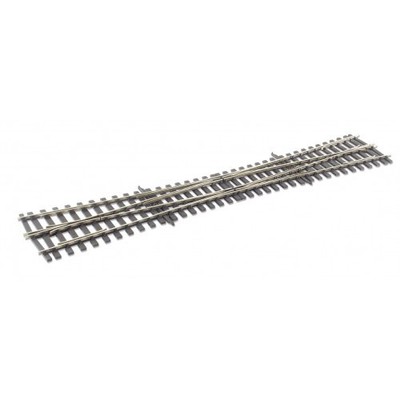 Peco SL-E790BH O Double Slip Code 124 w/ Electrofrog, 8 Degree