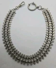 Vintage Fancy Pocket Watch Chain No Fob Base Metal 12.5"