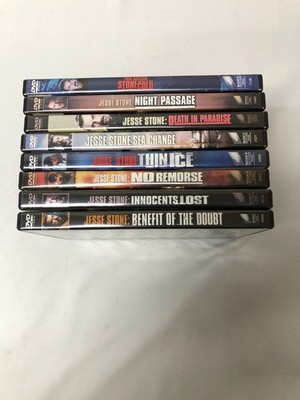 Jesse Stone DVD LOT of 8-Night Passage-Stone Cold-Death in Paradise-Sea Change..