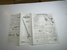 Estes Flying Model Rocket Arcas K-26 EX Instructions Rocketry