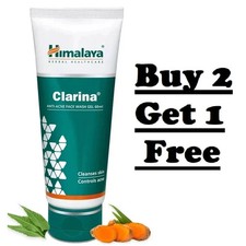 Himalaya CLARINA ANTI ACNE FACE Wash Gel Buy 2 Get 1 Free 60GM FREE SHIP 2028