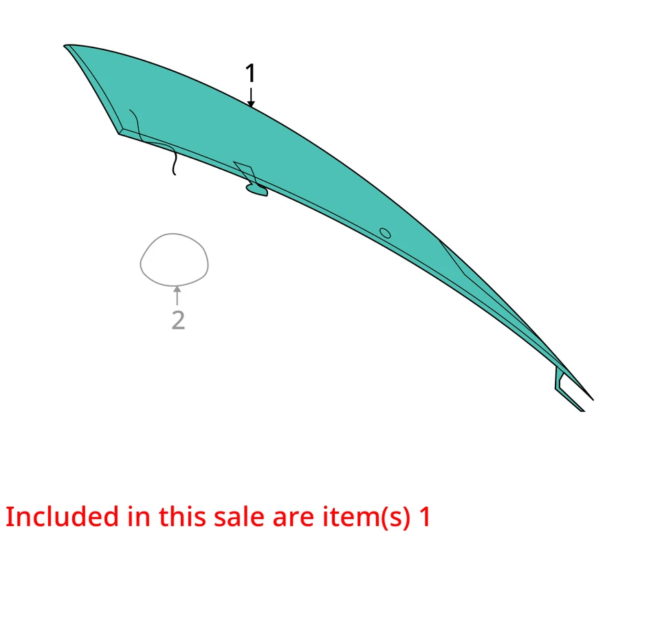 Back Glass HT Green Tint Fits 07-13 MINI COOPER 2653647 Foto 3 de 4