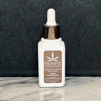 NEW Hempz Drops of Sunshine Instant Bronzing Drops 2 oz