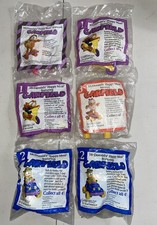McDonald's Garfield Happy Meal Toy Lot Sealed in Bags Vintage 1978