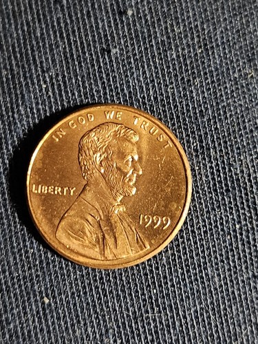 1999 Lincoln Memorial Penny (MS) (1) - 第 1/2 張圖片