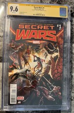 CGC 9.6 Secret Wars # 1 Signed By Jonathan Hickman 🔥