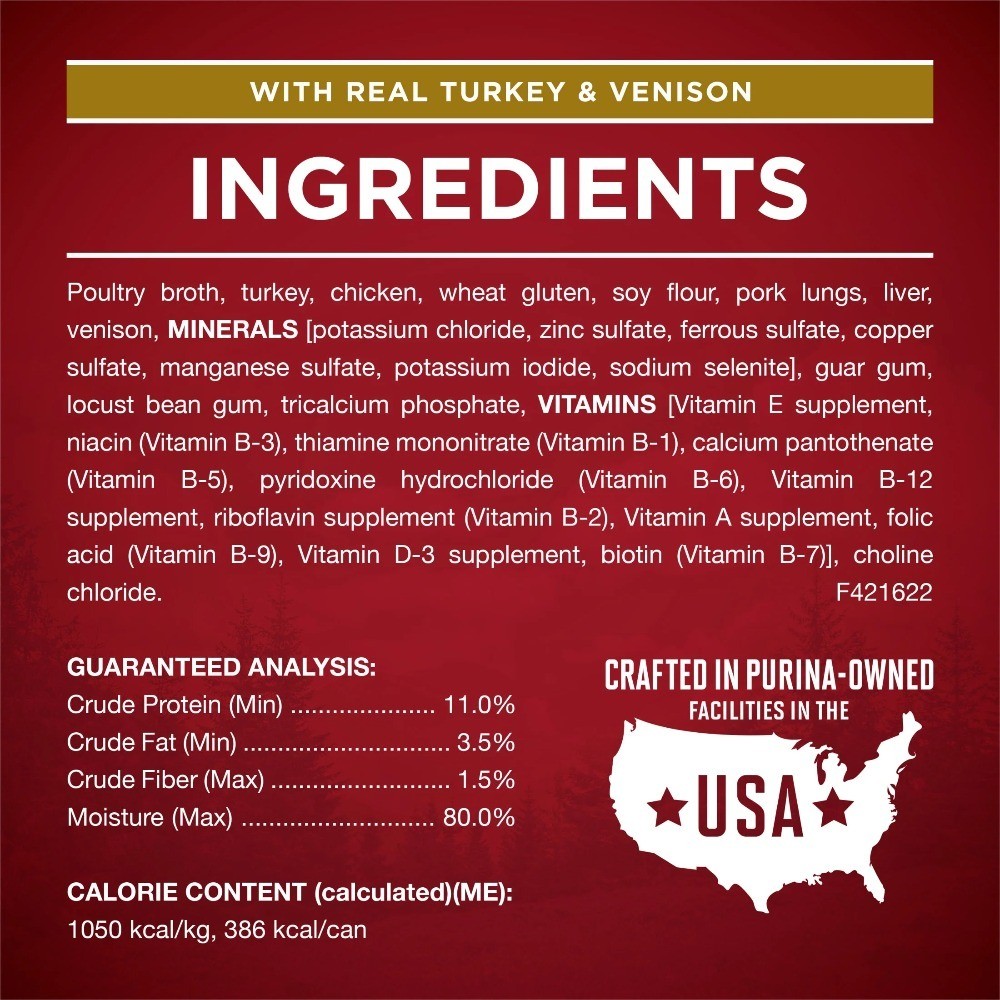 High Protein Soft Wet Dog Food Variety Pack, 6 Cans of 13 oz Natural Instinct