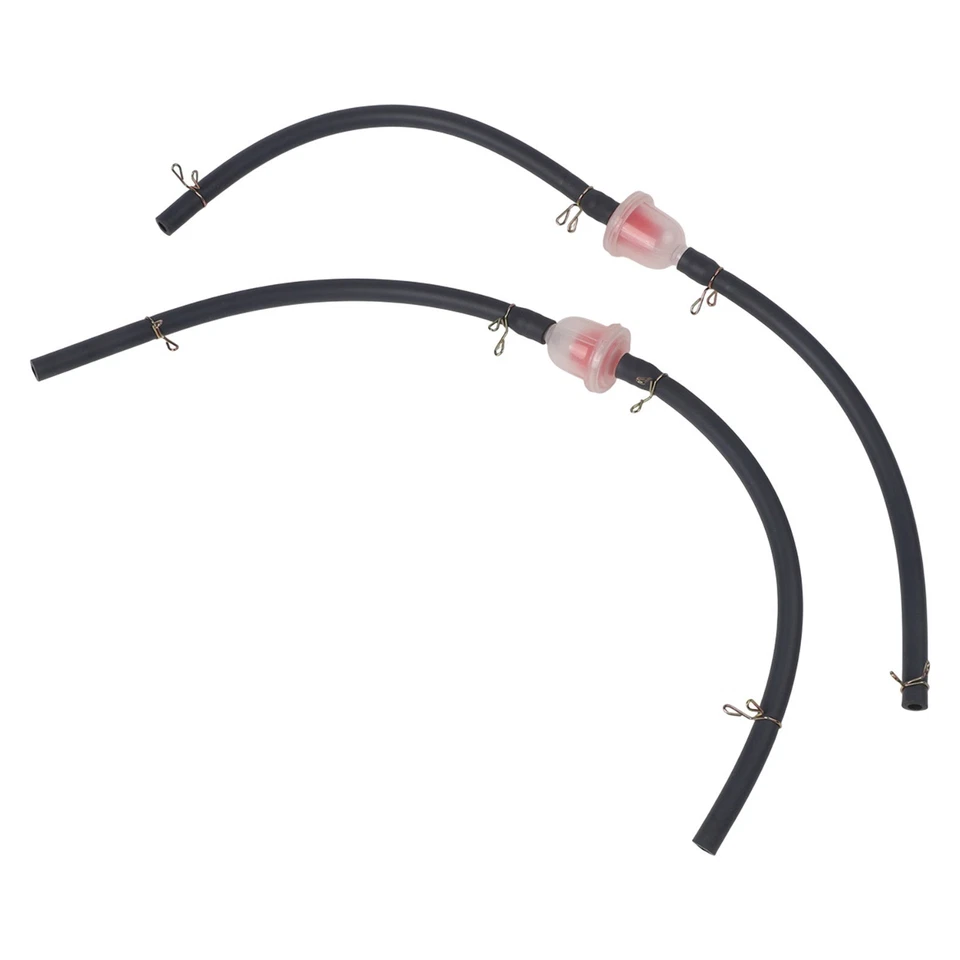 Petrol Pipe Fuel Filter Petrol In-Line Plastic Rubber 2 X Fuel Filter 2pcs - Image 3 of 4