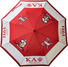 Kappa Alpha Psi 2 Fold Collapsible Umbrella Red