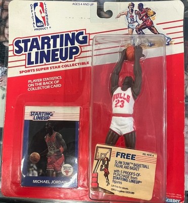 Kenner Starting Lineup Michael Jordan 1988 Figure Basketball Rookie 1st Card Mib