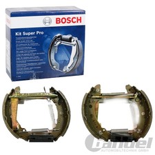 BOSCH BREMSBACKENSATZ KIT SUPER PRO HINTEN für AUDI 80 90 VW GOLF PASSAT POLO