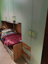 MOBILE CAMERETTA A PONTE UNISEX DOPPIO COLORE CON DUE LETTI